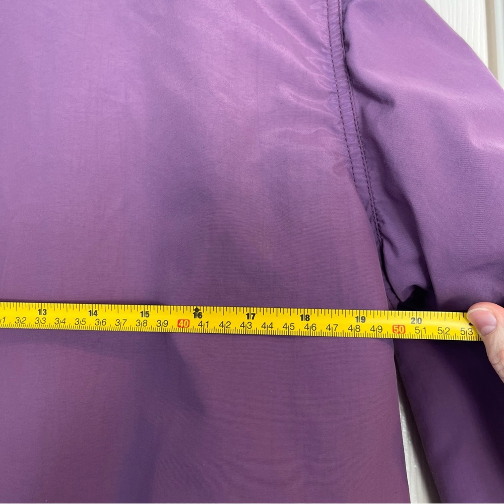 Vintage L.L. Bean Lavender Warm Up Jacket Full Zip Fleece Lined Pockets Warm - Picture 14 of 16